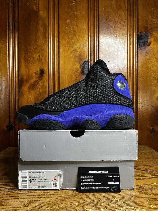 Air Jordan 13 Retro Hyper Royal Black Blue Sneakers 414571-040 Mens Size 10.5 main image 7